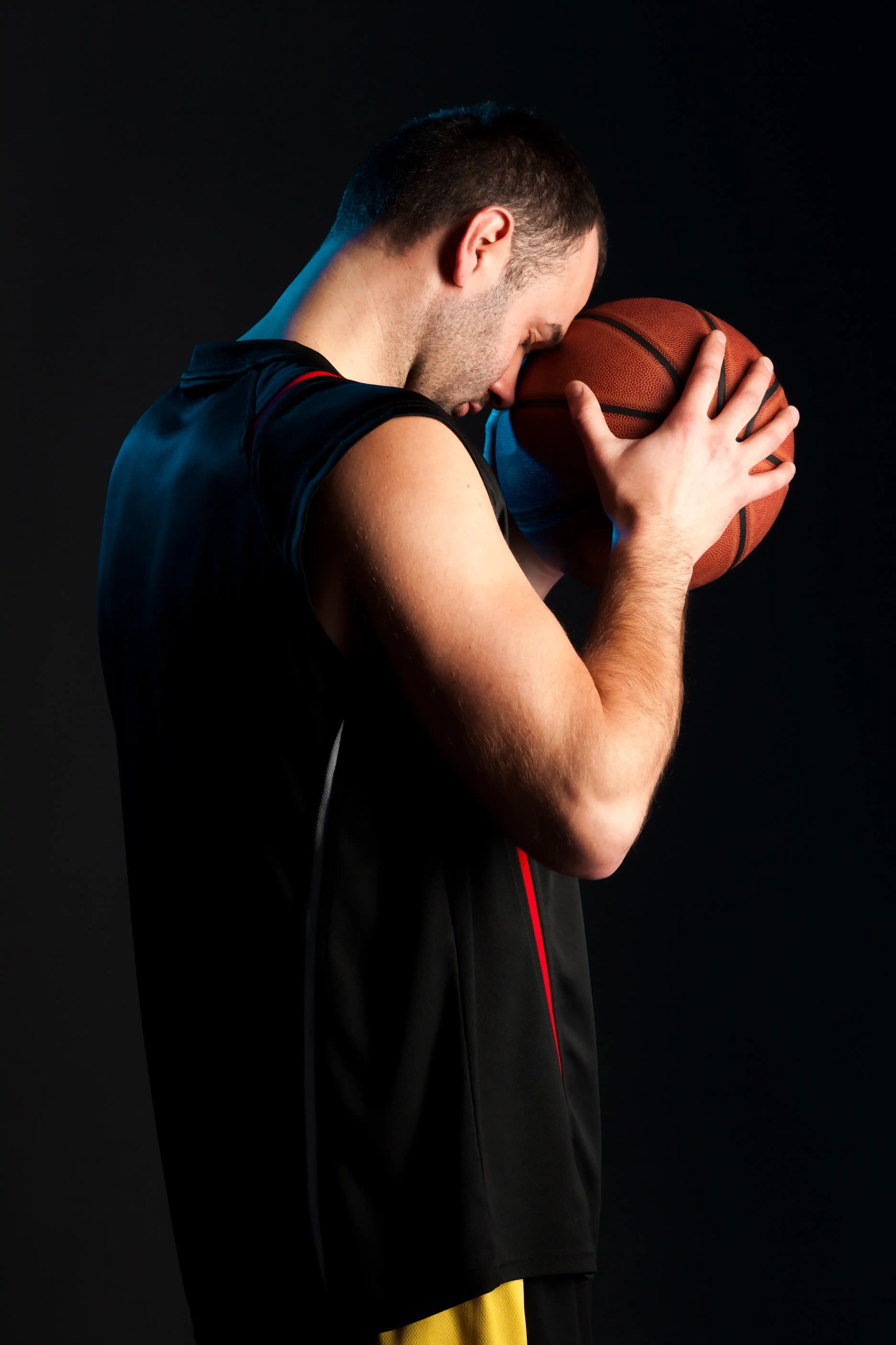 Football player on field